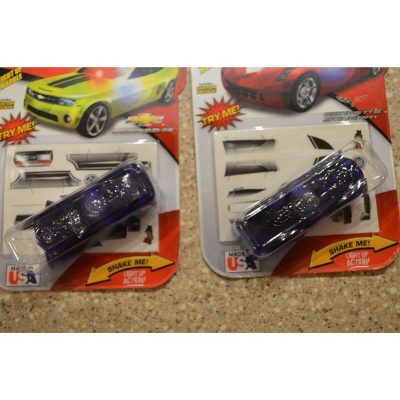 Krazy Kars Marble Racers Light Up Corvette Stingray - Camaro SS Lot of 2 (B) - Picture 5 of 7